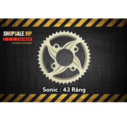 Đĩa Tải Nhôm 7075 CNC Cho Sonic 43 Răng